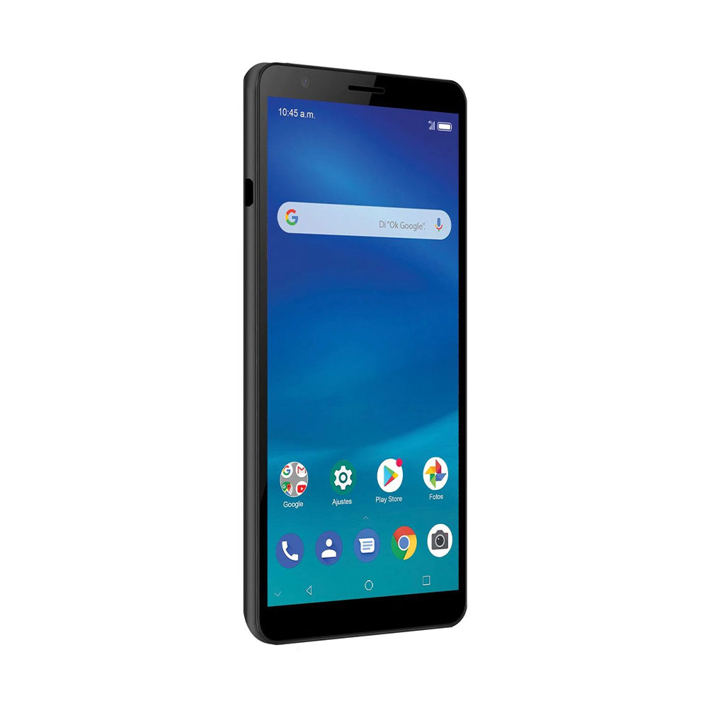 Celular ZTE Blade L210, 6", 32 GB, Android 10 Go, 8MP/5MP, Dual Sim - Negro