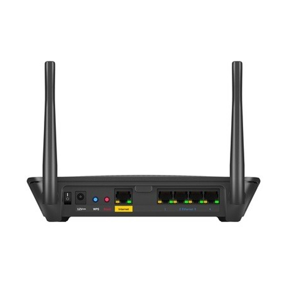Router Linksys con Sistema de Red Wi-Fi en Malla MR6350, Inalámbrico, 1267 Mbit/s, 4x RJ-45, 2.4/5GHz, 2 Antenas Externas - Negro