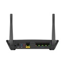 Router Linksys con Sistema de Red Wi-Fi en Malla MR6350, Inalámbrico, 1267 Mbit/s, 4x RJ-45, 2.4/5GHz, 2 Antenas Externas - Negro