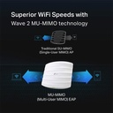Access Point TP-Link de Banda Dual EAP225 V3, MU-MIMO, 867Mbps, 1x RJ-45, 2.4/5GHz, 3 Antenas de 5dBi