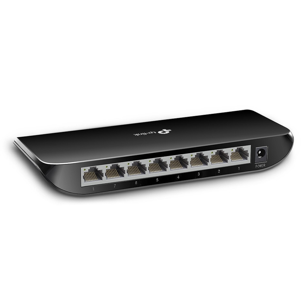 Conmutador Ethernet TP-Link  TL-SG1008D 8 - Gigabit Ethernet - 10/100/1000Base-T