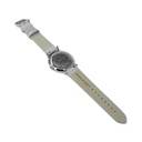 Reloj de Pulsera Wanderlust, Esfera Blanca con correa gris y rosa - Plateado