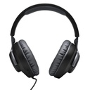 JBL Quantum 100 Wired Over-Ear Gaming Headset (Black)