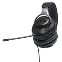 JBL Quantum 100 Wired Over-Ear Gaming Headset (Black)