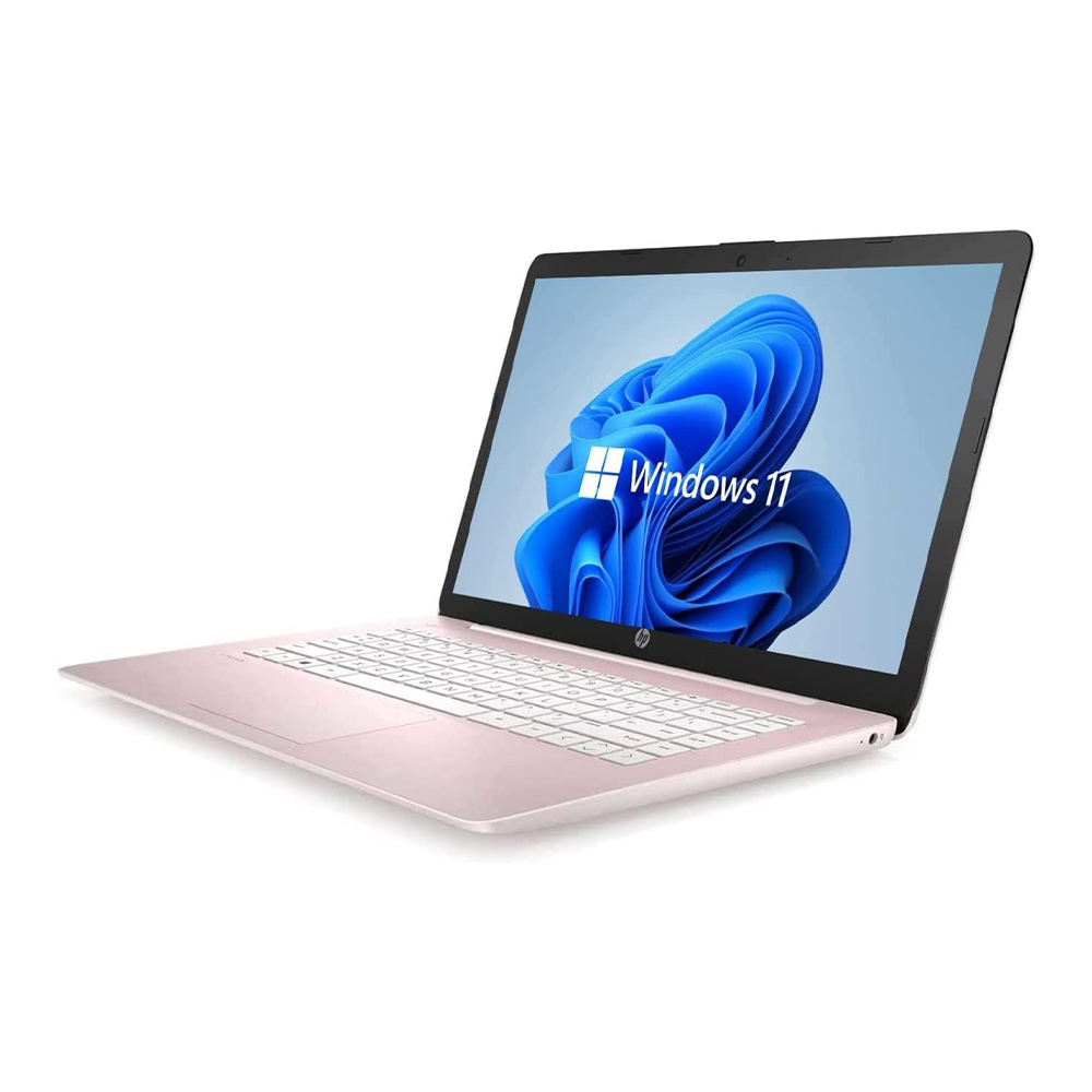 HP Laptop 14-cf2703ds 14" HD Intel Celeron N4120 Graphics 600 4GB RAM 64GB eMMC Windows 11 Home, Rose Pink