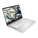 HP 14a-na0210nr 14" HD Chromebook, Intel Celeron N4120, 1.10GHz, 4GB RAM, 64GB eMMC, Chrome OS