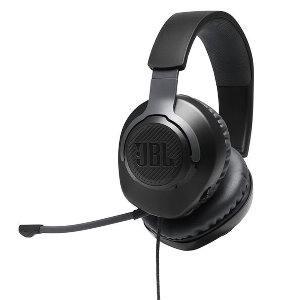 JBL Quantum 100 Wired Over-Ear Gaming Headset (Black)