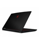 MSI THIN GF63 GAMING Core™ i7-12650H 512GB SSD 16GB 15.6" (1920x1080) 144Hz WIN11 NVIDIA® RTX 4050 6144MB BLACK Backlit Keyboard - THINGF6312066