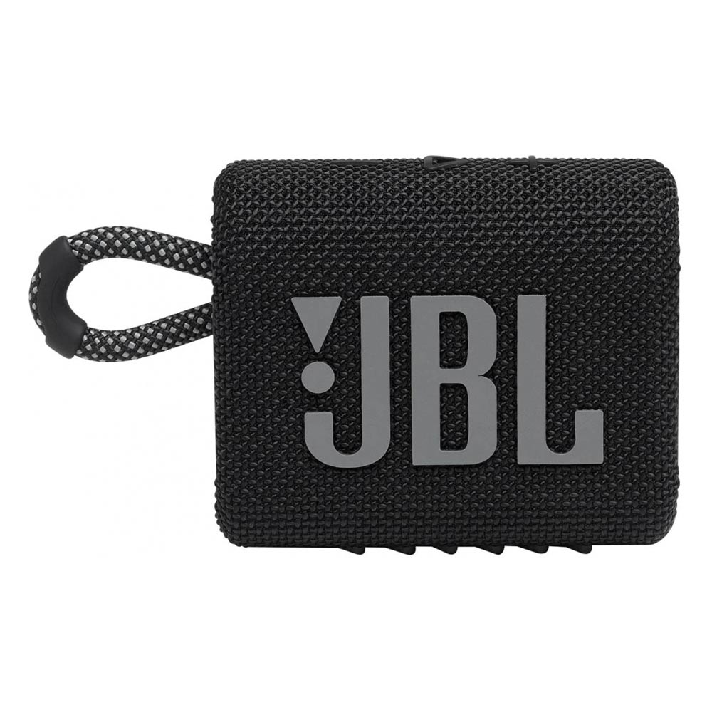 JBL Go 3 Portable Waterproof Speaker BLACK : Wireless Bluetooth Streaming, IP67 Waterproof / Dustproof, 5 Hrs Playtime