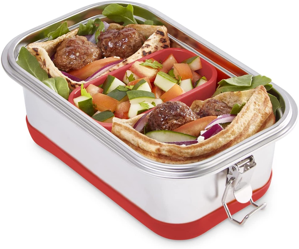 Dash The Fit Cook x Dash Stainless Steel Lunch Box - Siracha